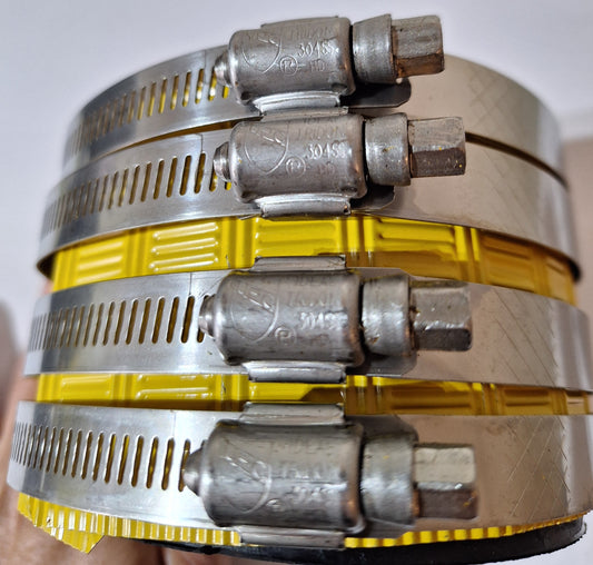 NEW Ideal Tridon Yellow Shield Heavy Duty No-Hub Coupling
