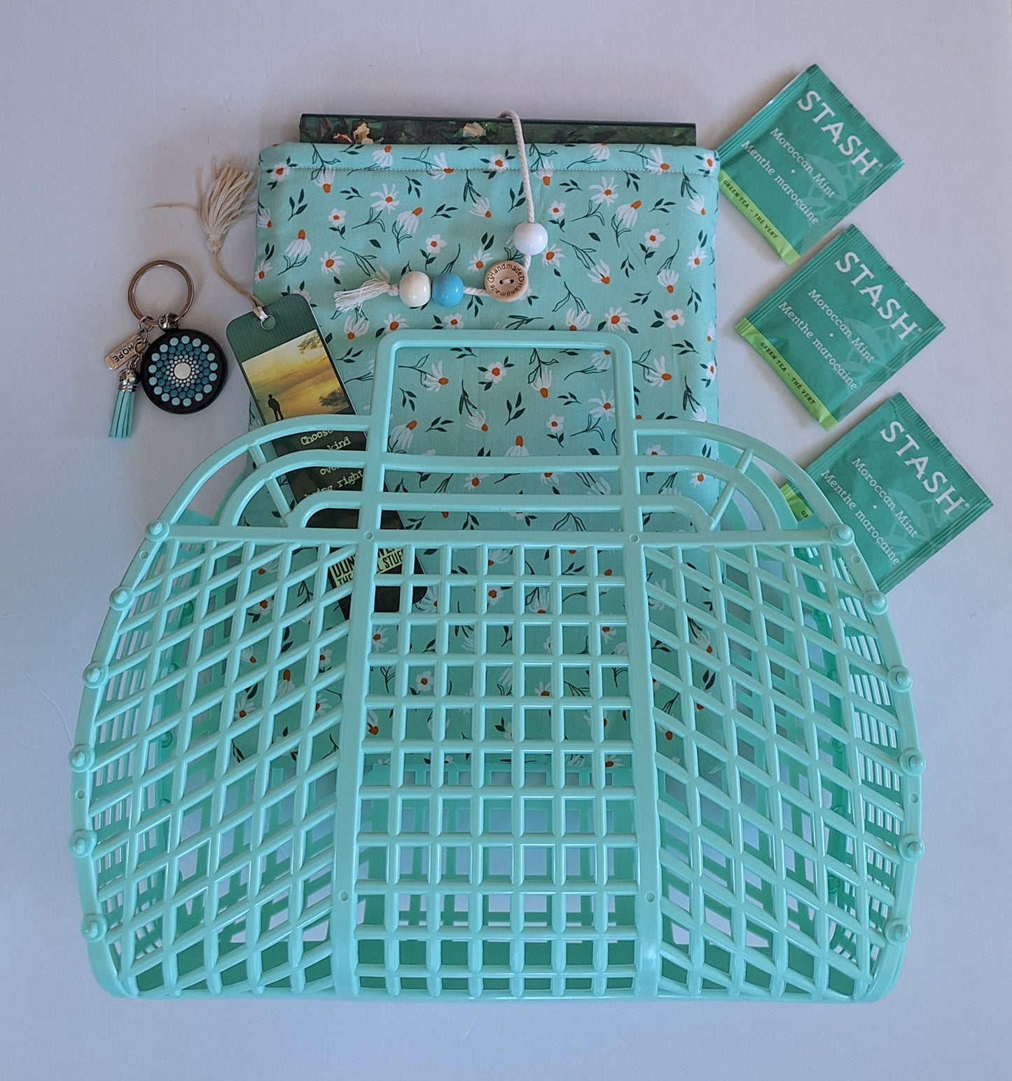 13" Retro Jelly Purse, Tote, Bag, Basket