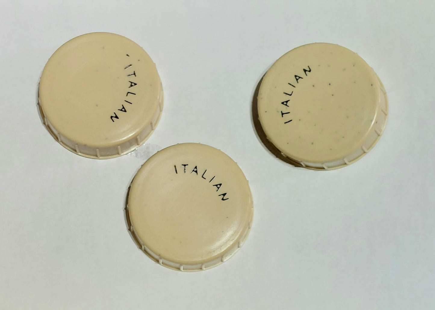 Imprinted Fill End Caps for FIFO Squeeze Bottles