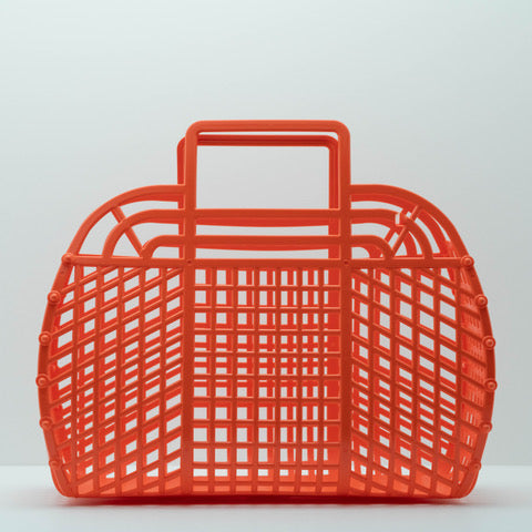 13" Retro Jelly Purse, Tote, Bag, Basket