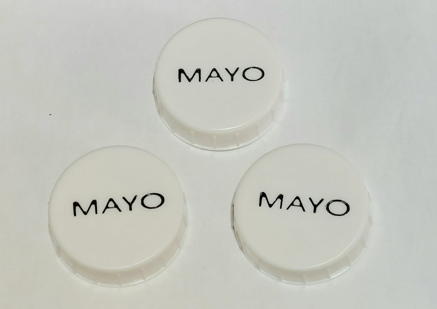 Imprinted Fill End Caps for FIFO Squeeze Bottles