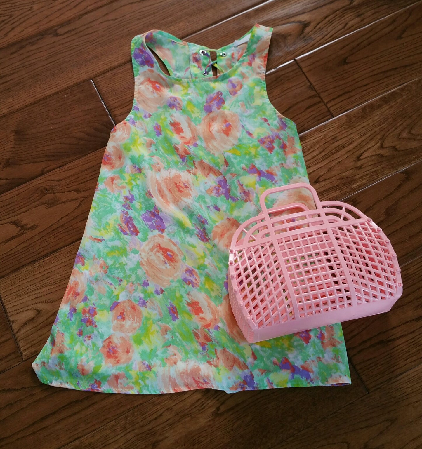 9" Retro Jelly Purse, Tote, Bag, Basket