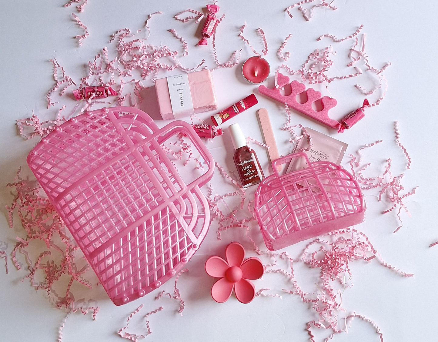 13" Retro Jelly Purse, Tote, Bag, Basket