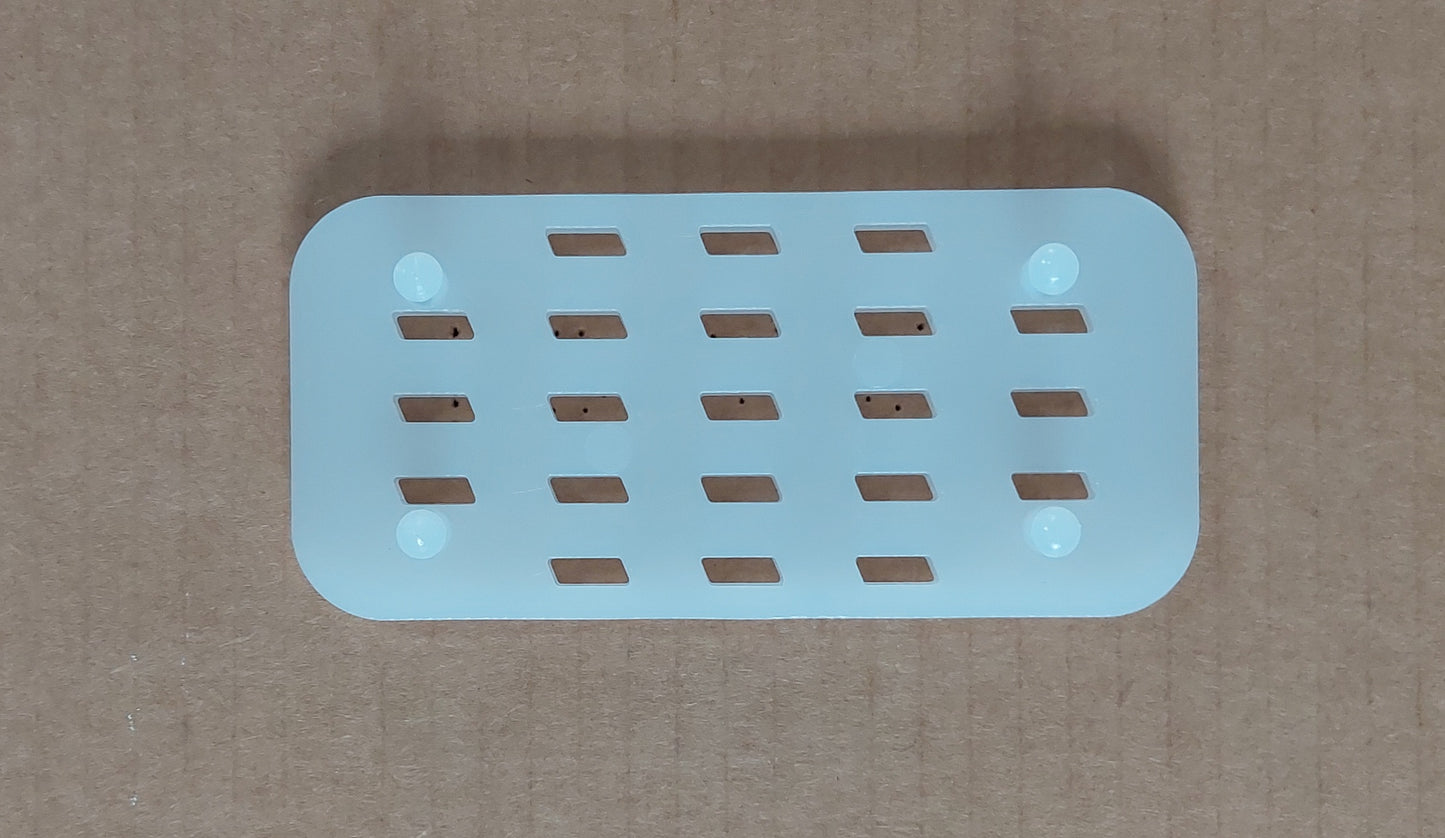 Heavy Duty Drainage Pan Grates for Stainless Steel Pans 1/9 pan size