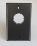 Single Gang Key Switch Access Control Plate

